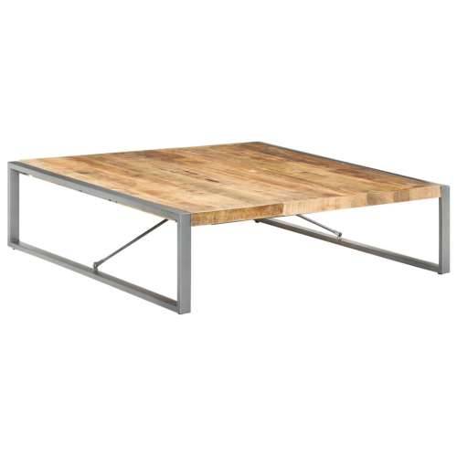 Stolić za kavu 140 x 140 x 40 cm od grubog drva manga - Siva 140 x 140 x 40 cm 1 grubo drvo manga Cijena