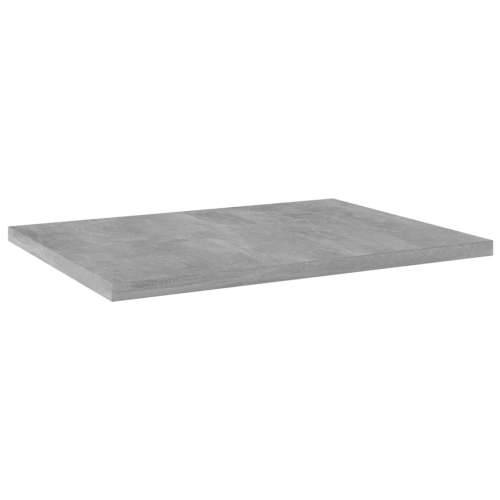 Police za knjige 4 kom siva boja betona 40x30x1,5 cm od iverice Cijena