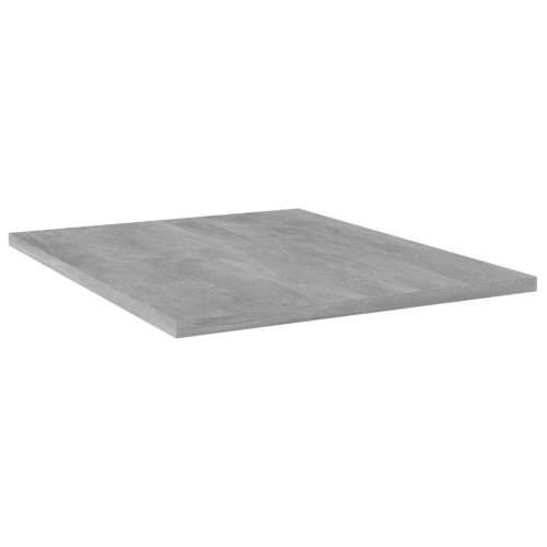 Police za knjige 4 kom siva boja betona 40x50x1,5 cm od iverice Cijena