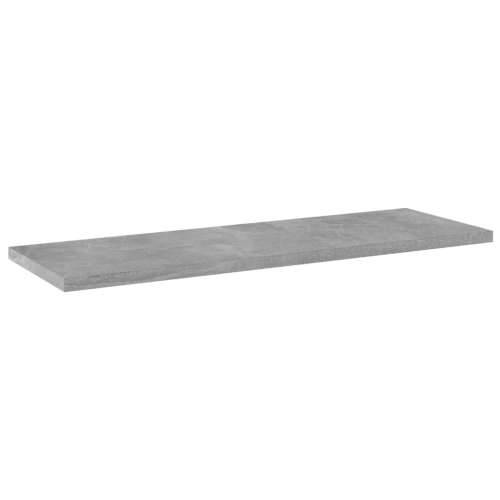Police za knjige 4 kom siva boja betona 60x20x1,5 cm od iverice - Beton siva 60 x 20 x 1.5 cm 4 Cijena