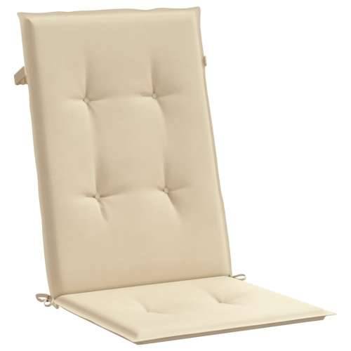 Jastuci za vrtne stolice 6 kom bež 120 x 50 x 3 cm od tkanine Cijena