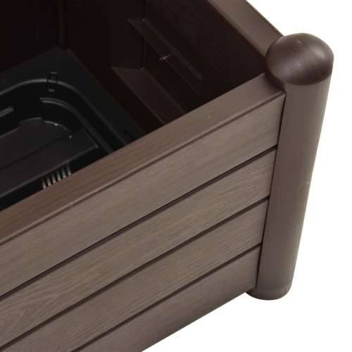 Vrtna sadilica s rešetkom 43 x 43 x 142 cm PP boja kave  - Mocha 43 x 43 x 142 cm 1 Cijena