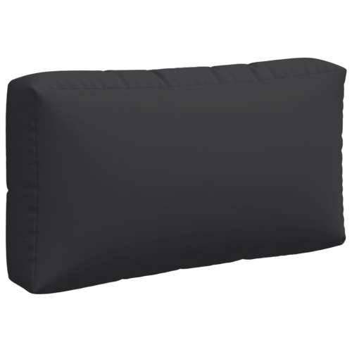 Jastuci za palete 3 kom crni od tkanine Cijena