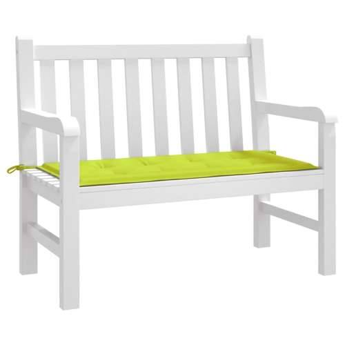 Jastuk za vrtnu klupu jarkozeleni 120x50x4 cm od tkanine Oxford - Svjetlozelena 120 x 50 x 3 cm 1 Cijena