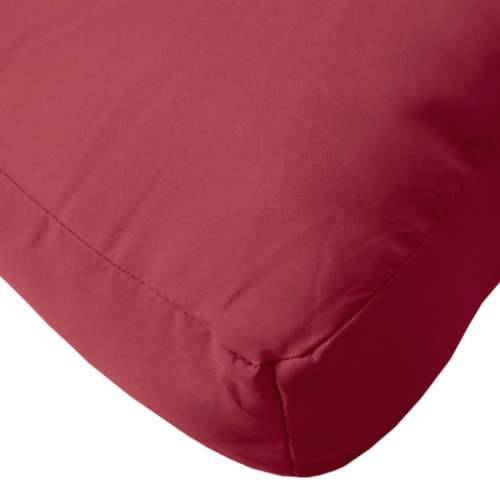 Jastuci za sofu od paleta 3 kom crvena boja vina od tkanine Cijena