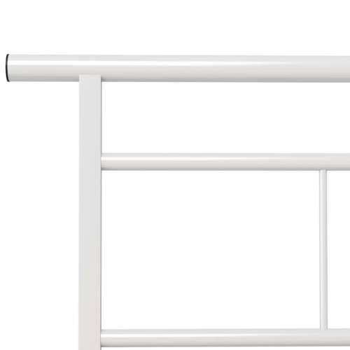 Okvir za krevet bijeli metalni 90 x 200 cm Cijena