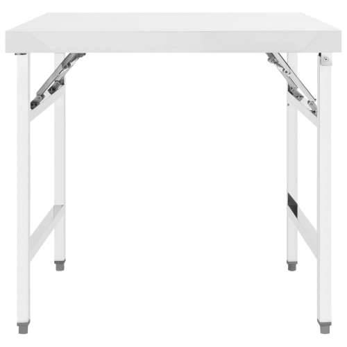 Sklopivi kuhinjski radni stol 85 x 60 x 80 cm nehrđajući čelik Cijena