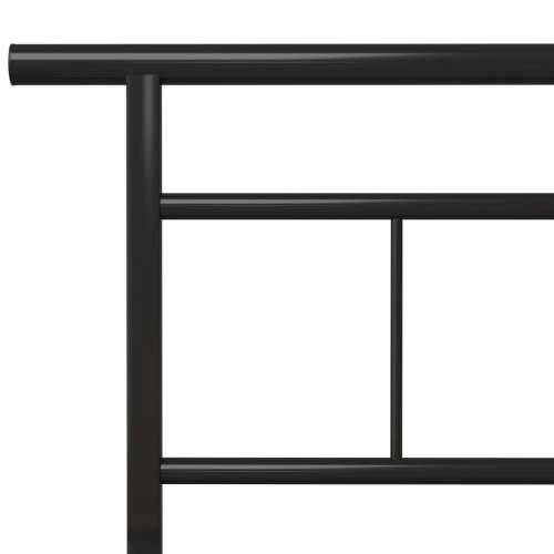 Okvir za krevet crni metalni 120 x 200 cm Cijena
