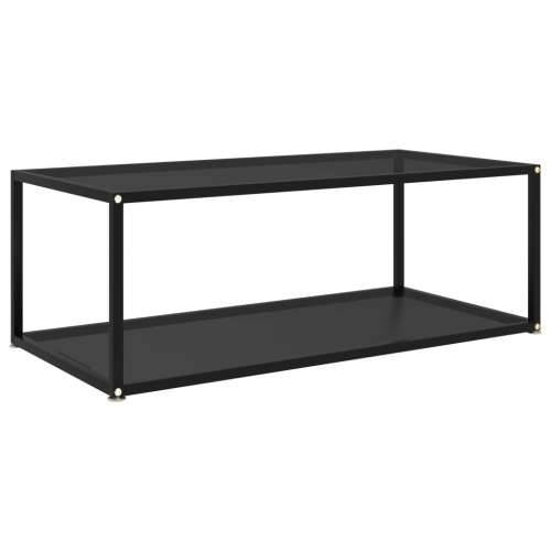 322898 Coffee Table Black 100x50x35 cm Tempered Glass - Crna 100 x 50 x 35 cm 1 Cijena