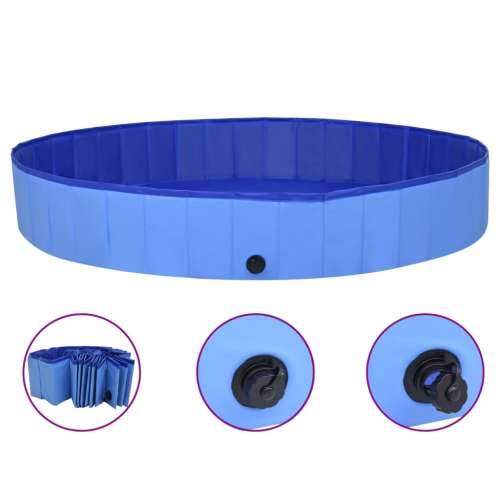 Sklopivi bazen za pse plavi 200 x 30 cm PVC Cijena