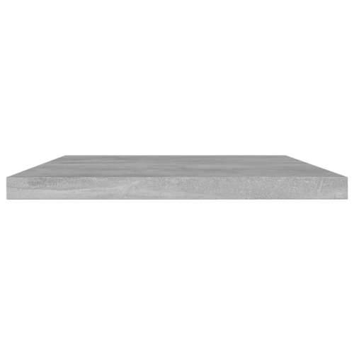 Police za knjige 4 kom siva boja betona 60x10x1,5 cm od iverice Cijena
