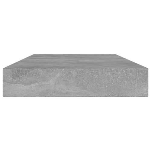 Police za knjige 4 kom siva boja betona 80x10x1,5 cm od iverice Cijena