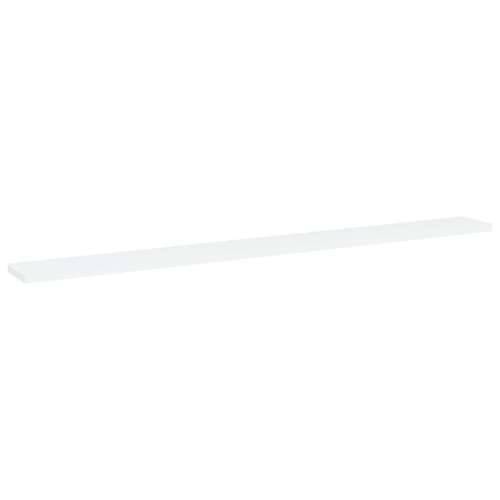 Police za knjige 4 kom bijele 100 x 10 x 1,5 cm od iverice - Bijela 100 x 10 x 1.5 cm 4 Cijena