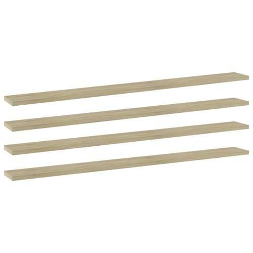 Police za knjige 4 kom boja hrasta sonome 100x10x1,5 cm iverica - sonoma hrast 100 x 10 x 1.5 cm 4 Cijena