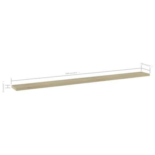 Police za knjige 4 kom boja hrasta sonome 100x10x1,5 cm iverica - sonoma hrast 100 x 10 x 1.5 cm 4 Cijena