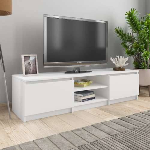 TV ormarić bijeli 140 x 40 x 35,5 cm od konstruiranog drva - Bijela 1 Cijena