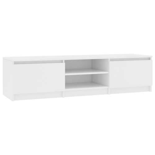 TV ormarić bijeli 140 x 40 x 35,5 cm od konstruiranog drva - Bijela 1 Cijena