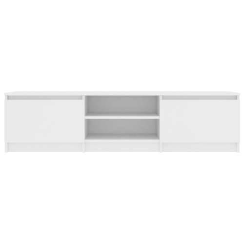 TV ormarić bijeli 140 x 40 x 35,5 cm od konstruiranog drva - Bijela 1 Cijena