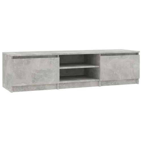 TV ormarić boja betona 140 x 40 x 35,5 cm konstruirano drvo - Beton siva 1 Cijena