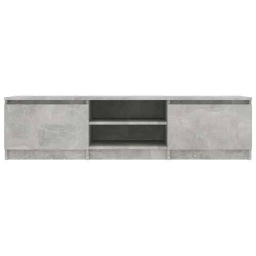 TV ormarić boja betona 140 x 40 x 35,5 cm konstruirano drvo - Beton siva 1 Cijena
