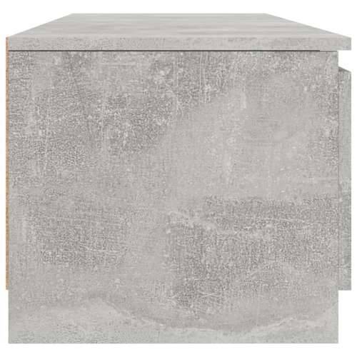 TV ormarić boja betona 140 x 40 x 35,5 cm konstruirano drvo - Beton siva 1 Cijena