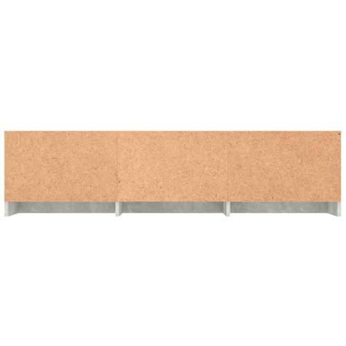TV ormarić boja betona 140 x 40 x 35,5 cm konstruirano drvo - Beton siva 1 Cijena