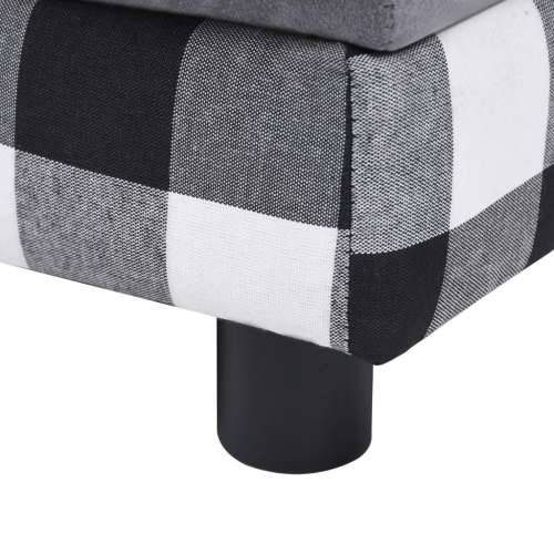 Sofa za pse siva 57 x 34 x 36 cm plišana - Siva i crna Cijena