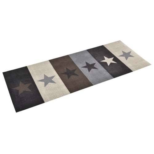 Kuhinjski tepih s uzorkom zvijezda perivi 60 x 180 cm Cijena
