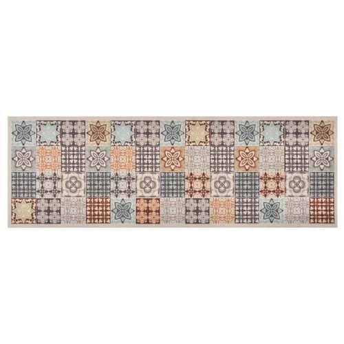 Kuhinjski tepih sa šarenim mozaikom perivi 60 x 180 cm Cijena