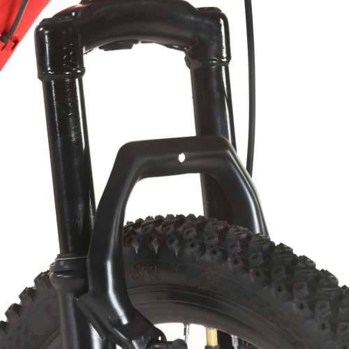 Brdski bicikl 21 brzina kotači od 27,5 ” okvir od 42 cm crveni - Crvena 42 cm 1 Cijena