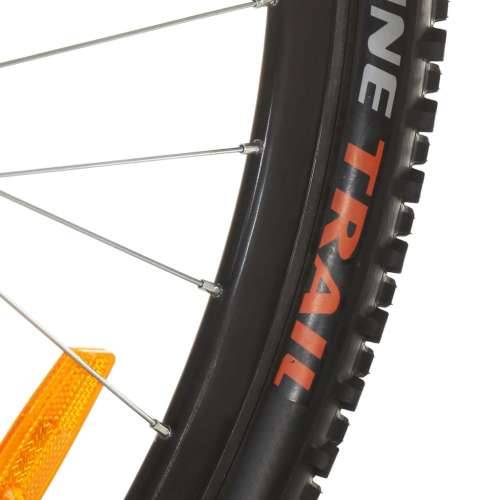 Brdski bicikl 21 brzina kotači od 27,5 ” okvir od 42 cm crveni - Crvena 42 cm 1 Cijena