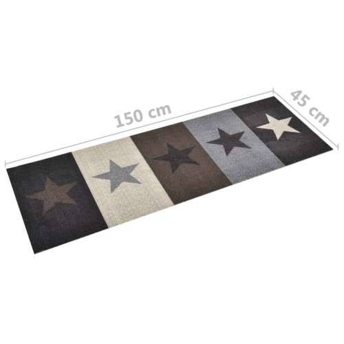 Kuhinjski tepih s uzorkom zvijezda perivi 45 x 150 cm - zvijezde 45 x 150 cm 1 Cijena