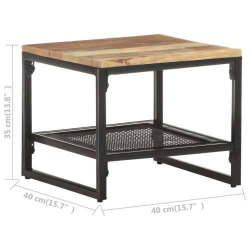 Bočni stolić 40 x 40 x 35 cm od masivnog obnovljenog drva - 1 masivno obnovljeno drvo Cijena