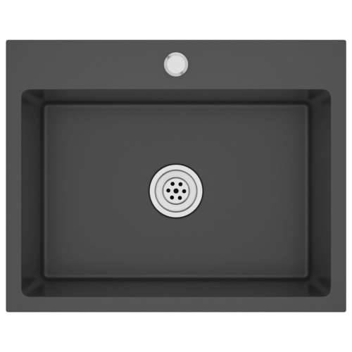 Ručno rađeni kuhinjski sudoper crni od nehrđajućeg čelika Cijena