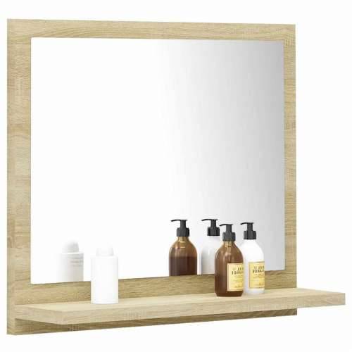 Kupaonsko ogledalo boja hrasta 40x10,5x37 cm konstruirano drvo - sonoma hrast 40 x 10.5 x 37 cm 1 Cijena