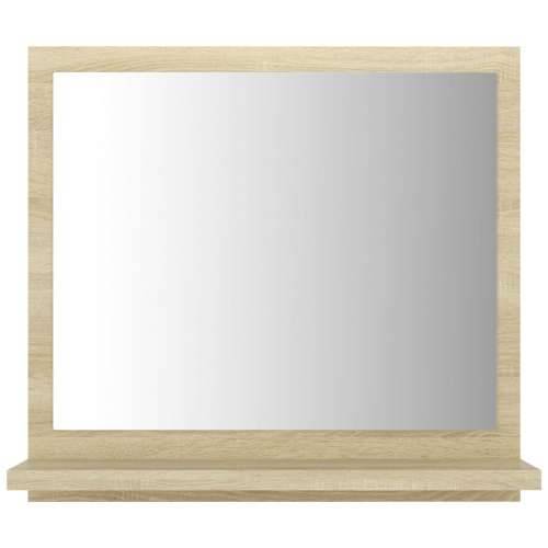 Kupaonsko ogledalo boja hrasta 40x10,5x37 cm konstruirano drvo - sonoma hrast 40 x 10.5 x 37 cm 1 Cijena