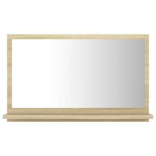 Kupaonsko ogledalo boja hrasta 60x10,5x37 cm konstruirano drvo - sonoma hrast 60 x 10.5 x 37 cm 1 Cijena
