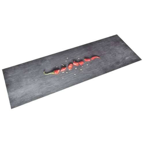 Kuhinjski tepih s uzorkom feferona perivi 45 x 150 cm Cijena