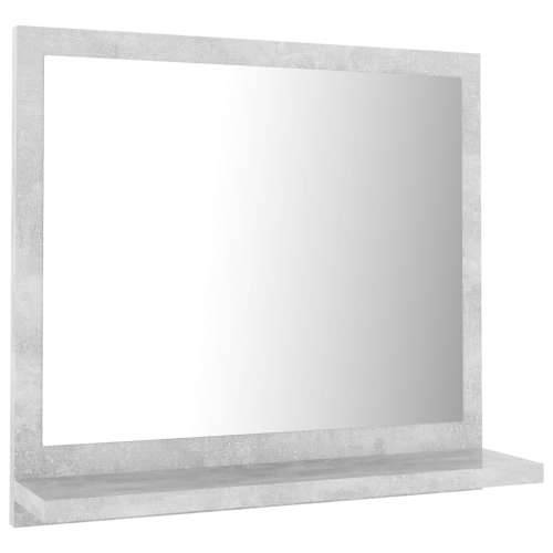 Kupaonsko ogledalo boja betona 40x10,5x37 cm konstruirano drvo - Beton siva 40 x 10.5 x 37 cm 1 Cijena