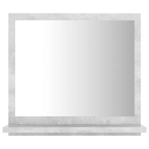 Kupaonsko ogledalo boja betona 40x10,5x37 cm konstruirano drvo - Beton siva 40 x 10.5 x 37 cm 1 Cijena