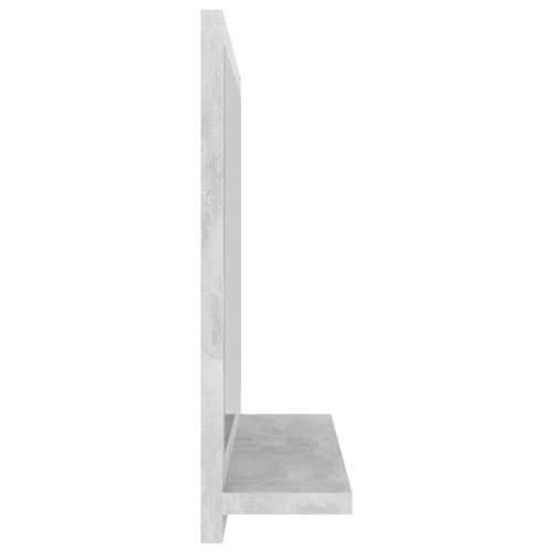 Kupaonsko ogledalo boja betona 40x10,5x37 cm konstruirano drvo - Beton siva 40 x 10.5 x 37 cm 1 Cijena