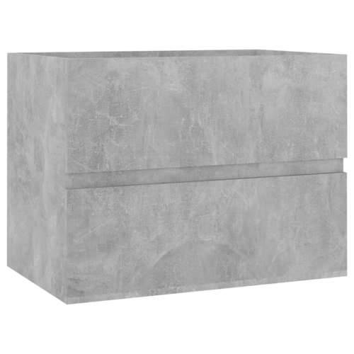 2-dijelni set kupaonskog namještaja od iverice siva boja betona Cijena