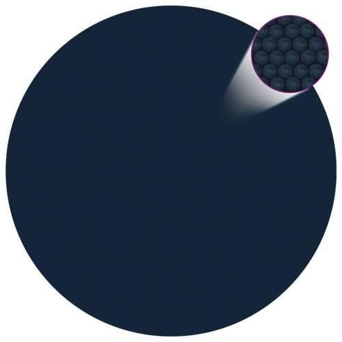 Plutajući PE solarni pokrov za bazen 417 cm crno-plavi Cijena