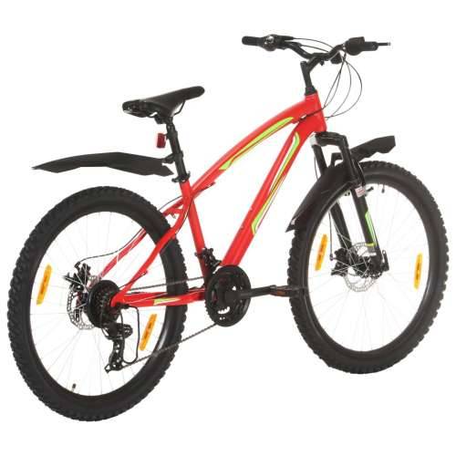 Brdski bicikl 21 brzina kotači od 26 ” okvir od 36 cm crveni Cijena