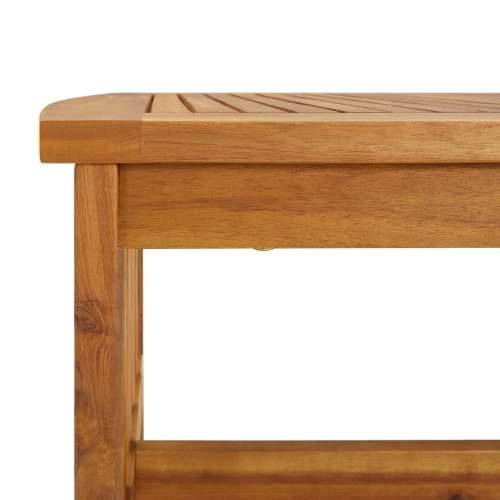 Stolić za kavu 102 x 50 x 43 cm od masivnog bagremovog drva Cijena
