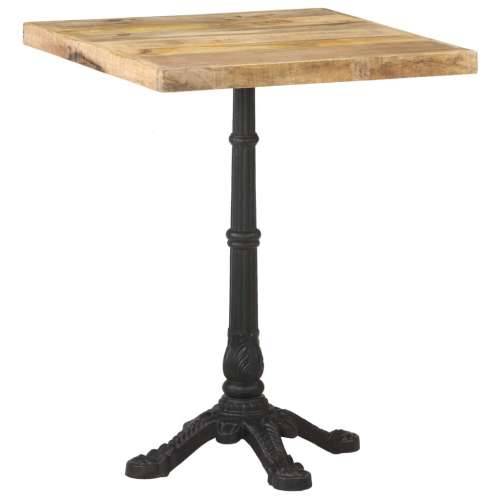 Bistro stolić 60 x 60 x 77 cm od grubog drva manga  - 1 grubo drvo manga Četvrtasto 4 legs Cijena