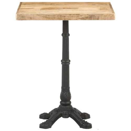 Bistro stolić 60 x 60 x 77 cm od grubog drva manga  - 1 grubo drvo manga Četvrtasto 4 legs Cijena