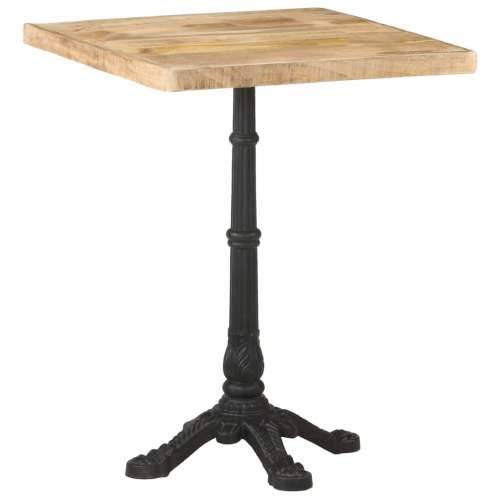 Bistro stolić 60 x 60 x 77 cm od grubog drva manga  - 1 grubo drvo manga Četvrtasto 4 legs Cijena