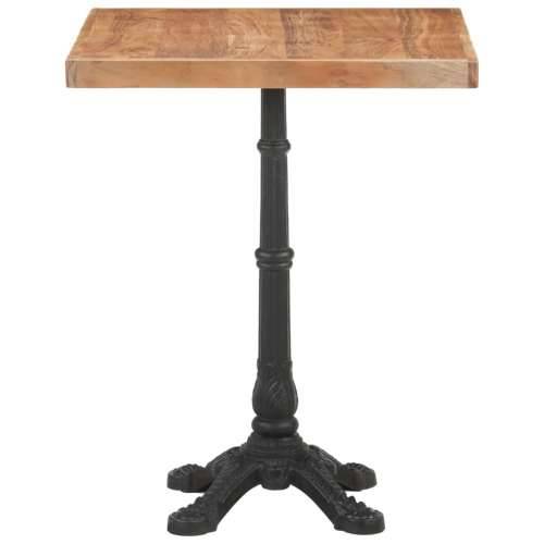 Bistro stolić 60 x 60 x 76 cm od masivnog bagremovog drva  - 1 Masivno bagremovo drvo Četvrtasto 4 legs Cijena
