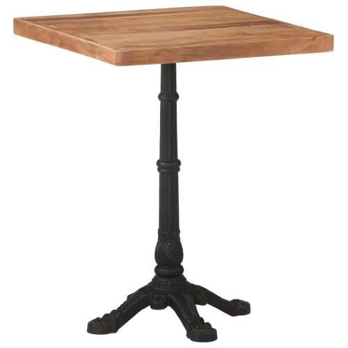 Bistro stolić 60 x 60 x 76 cm od masivnog bagremovog drva  - 1 Masivno bagremovo drvo Četvrtasto 4 legs Cijena